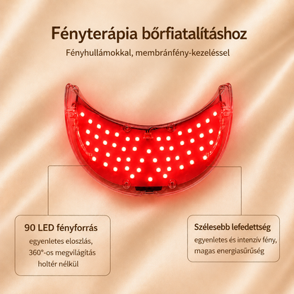Vellura LED Arcfiatalító Maszk + Nyakrész